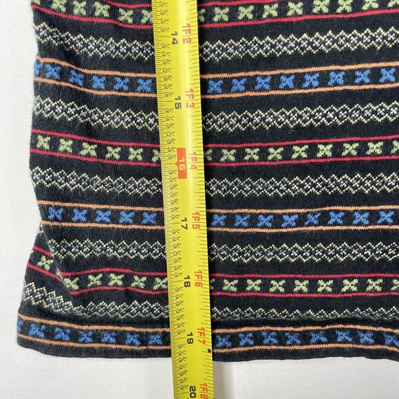 Aeropostale Womens Top Large Vintage Cropped Striped Button Front 100% Cotton - Picture 6 of 6